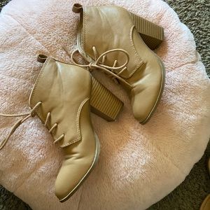 Booties with heel